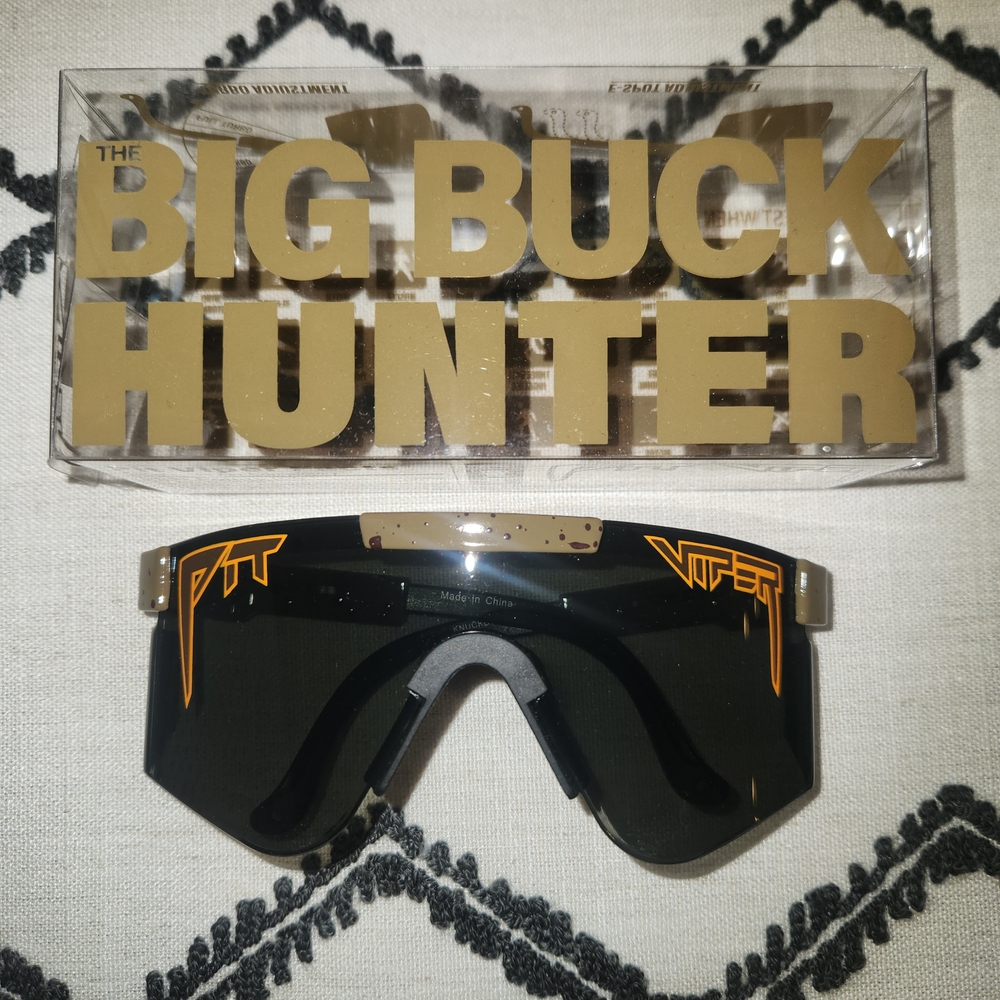 Pit Viper Black and Orange Sunglasses